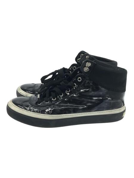 JIMMY CHOO(ジミーチュウ) / ハイカットスニーカー/42/BLK/エナメル  