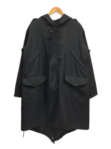 B302 ドクターマーチンDr.Martens DMQ-6010コート ブラック Dr.Martens(ドクターマーチン) / コート/M/ポリエステル