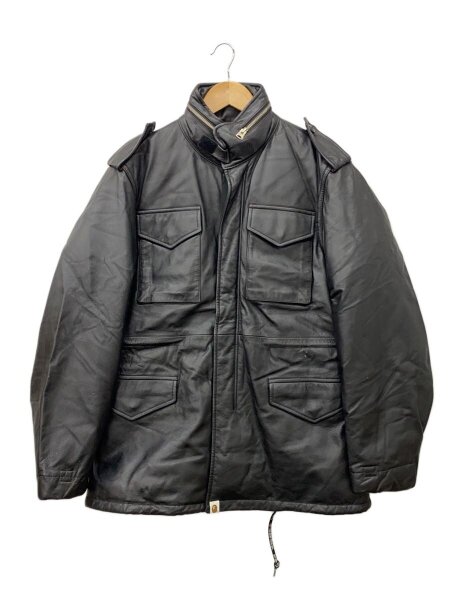 A BATHING APE(アベイシングエイプ) / レザージャケット・ブルゾン/M 