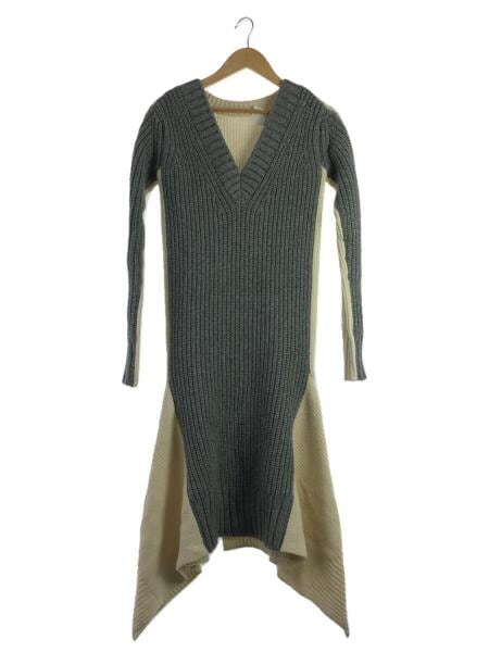sacai(サカイ) / ワンピース/1/ウール/グレー | 古着の販売・通販なら  
