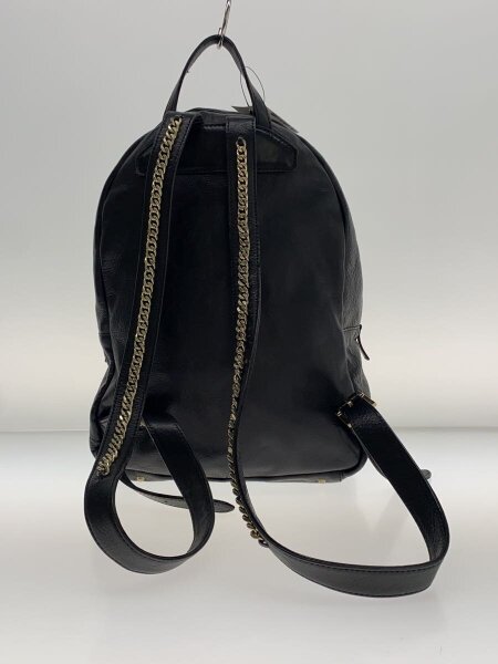 agnès b. 黒 レザーリュック - バックパック⁄リュック⁄レザー⁄BLK 