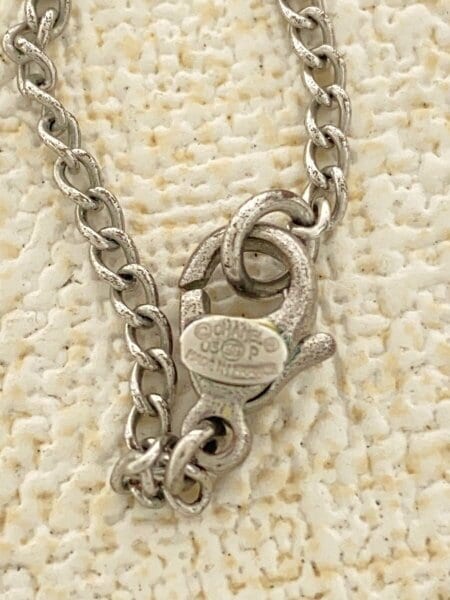 CHANEL / 小傷有/パンチング/ココマークネックレス/--/SLV/トップ有/レディース CHANEL(シャネル) / 小傷有/パンチング/ココマークネックレス/--/SLV