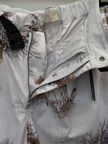 WIND AND SEA(ウィンダンシー) / FLEECE PANT/L/ポリエステル/ホワイト