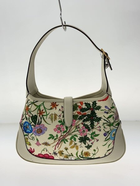 GUCCI(グッチ) / ジャッキー フローラ/ハンドバッグ/キャンバス/CRM/総 
