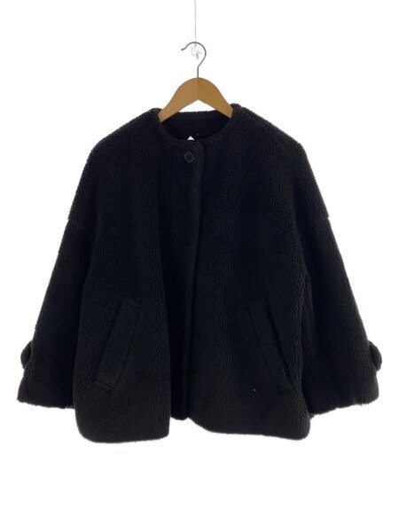 マッキントッシュボアコート#8#ブラックMACKINTOSH キルティング