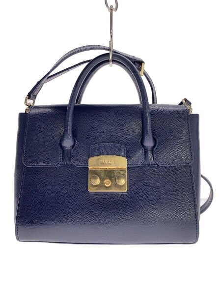 FURLA(フルラ) / ショルダーバッグ/レザー/ネイビー | 中古品の販売 