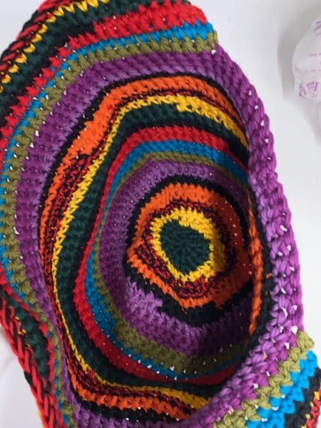 SOL soonerorlater(スーナーオアレイター) / Hand-knitted Border Hat