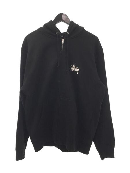 STUSSY(ステューシー) / ジップパーカー/L/コットン/BLK/Z4000SZS20