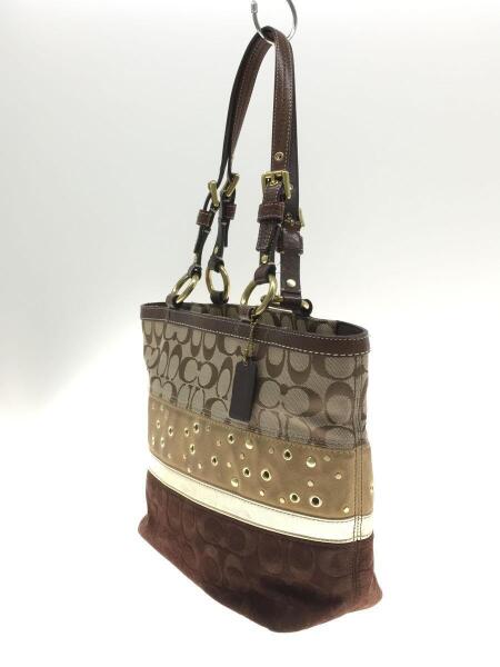 COACH(コーチ) / トートバッグ/スウェード/BRW/F13075 | 中古品の販売 
