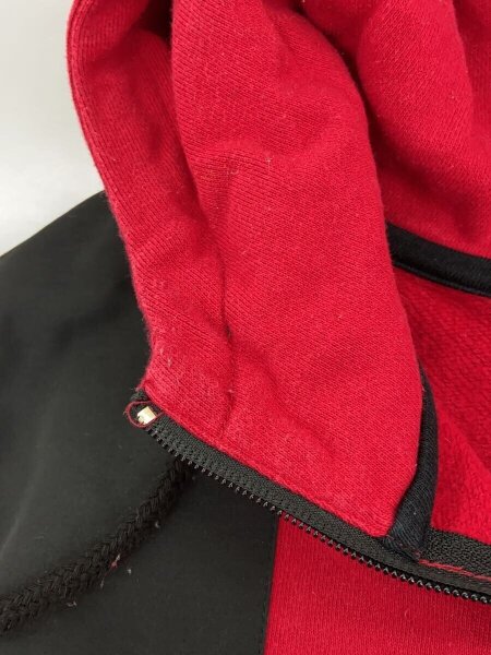 A BATHING APE◆ジップパーカー/L/コットン/RED/無地