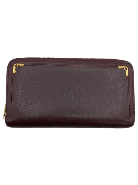 Cartier(カルティエ) / 長財布/レザー/BRW/無地/レディース/l3001490