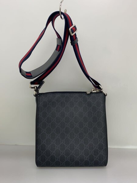GUCCI / ショルダーバッグ_GGスプリーム/PVC/BLK/総柄 GUCCI(グッチ) / ショルダーバッグ_GGスプリーム/PVC/BLK/総柄 | 中古