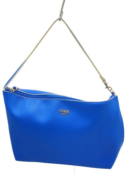 GUESS(ゲス) / ショルダーバッグ/レザー/BLU/無地 | 中古品の販売 
