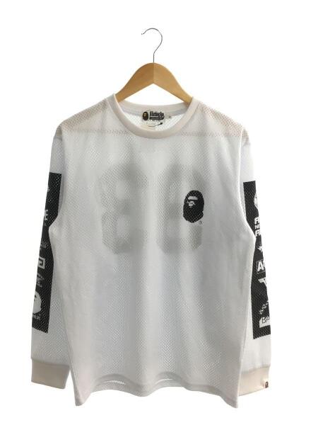 A Bathing Ape メッシュ 長袖 BAPE メッシュ ジャージ ダークグリーン