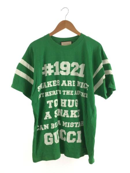 GUCCI(グッチ) / 19AW/TO HUG A SNAKE/S/コットン/GRN | 古着の販売 