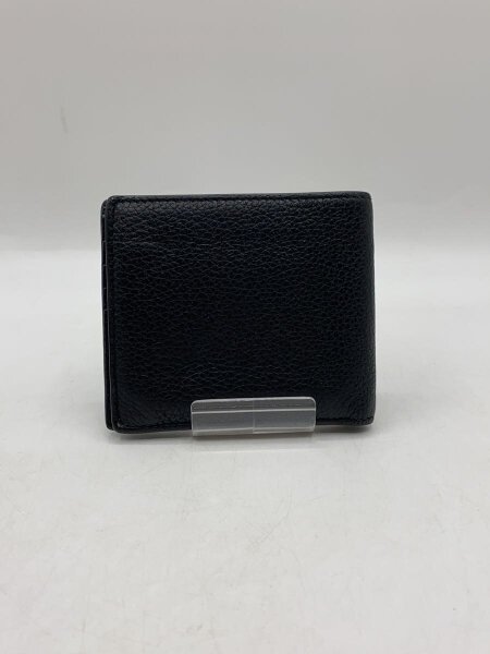 GUCCI(グッチ) / 2つ折り財布_GUCCIプリント/レザー/BLK/メンズ | 中古