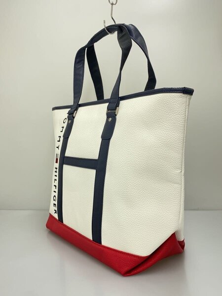 TOMMY HILFIGER(トミーヒルフィガー) / トートバッグ/PVC/WHT/無地 