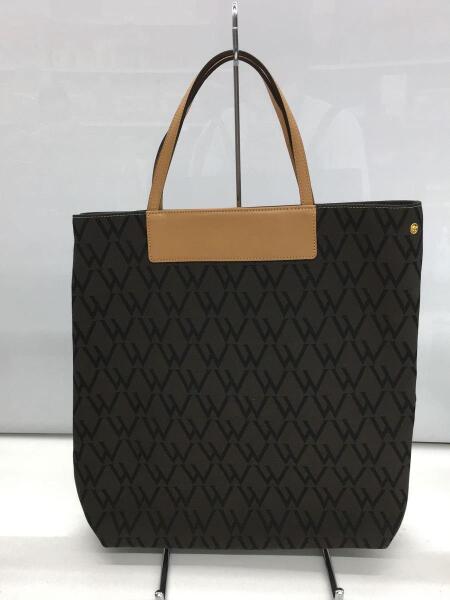 WAKO(ワコー) / トートバッグ/キャンバス/BRW/総柄 | 中古品の 