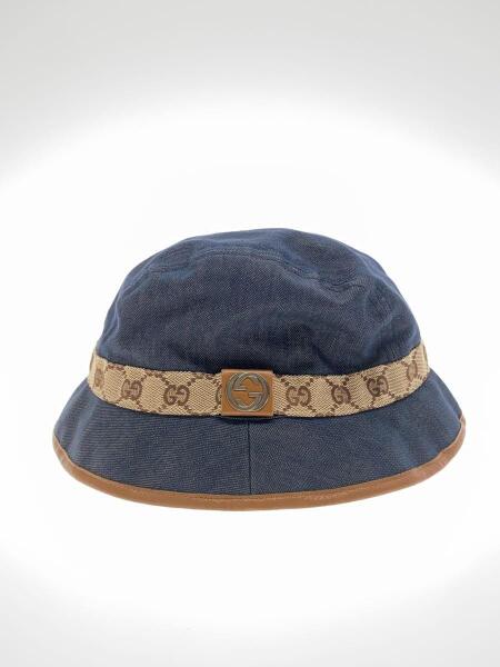 GUCCI(グッチ) / バケットハット/M/コットン/総柄/デニム | 中古品の