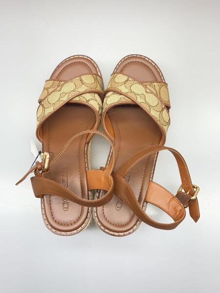 COACH(コーチ) / サンダル/24cm/BRW/C8909/エスパドリュー | 中古品の 