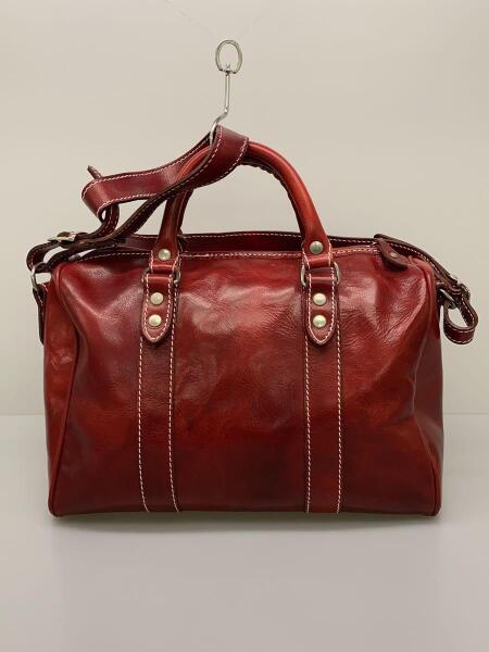 I MEDICI(イメディチ) / ボストンバッグ/レザー/RED/無地 | 中古品の 