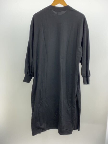 HYKE / 長袖ワンピース/1/コットン/BLK/202-12279 HYKE(ハイク) / 長袖ワンピース/1/コットン/BLK/無地/202-12279/ロング