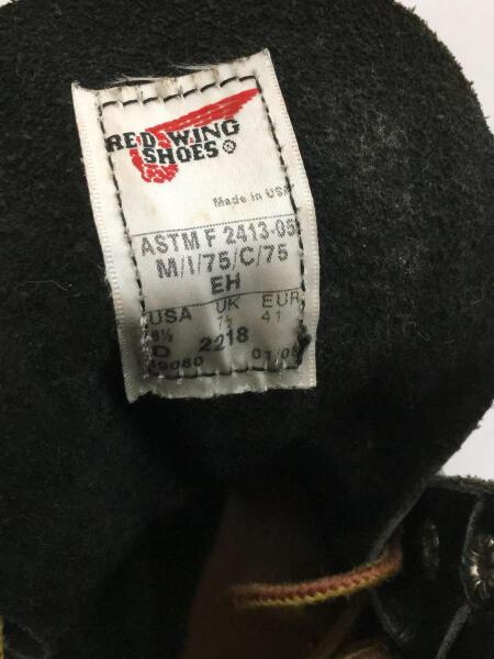 RED WING(レッドウィング) / レースアップブーツ/US8.5/BLK/2218