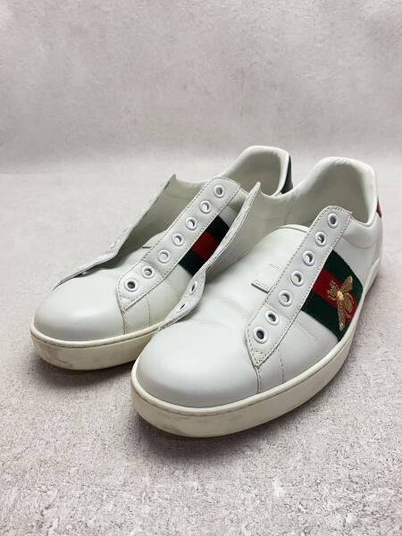 GUCCI(グッチ) / ローカットスニーカー/UK7.5/WHT/レザー/429446 