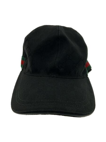 GUCCI(グッチ) / キャップ/L/コットン/BLK/総柄/メンズ/200035 kqwbg 