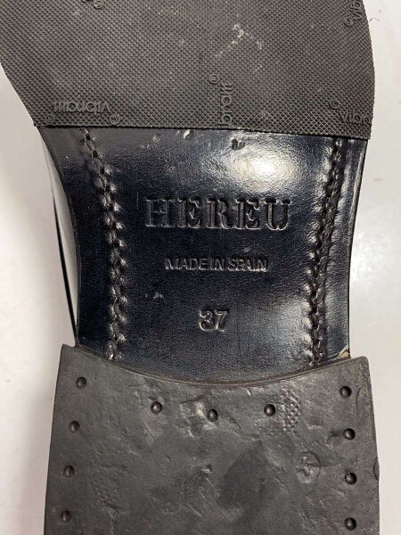 HEREU / ローファー/37/BLK/レザー HEREU(ヘリュー) / ローファー/37/BLK/レザー | 中古品の販売・通販