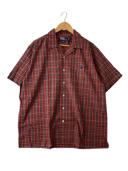 POLO RALPH LAUREN(ポロラルフローレン) / 半袖シャツ/L/コットン/RED 