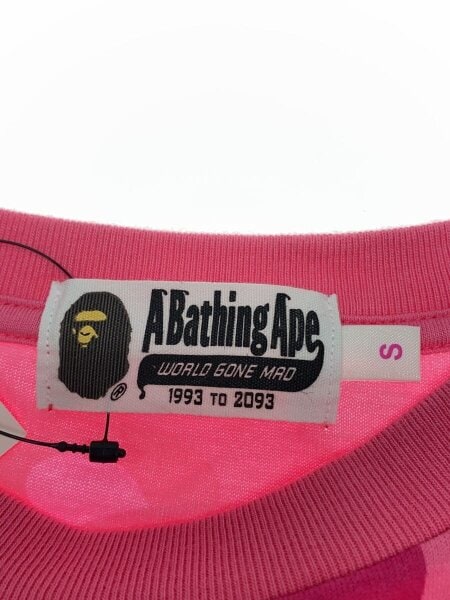 A BATHING APE(アベイシングエイプ) / 長袖カットソー/S/--/PNK