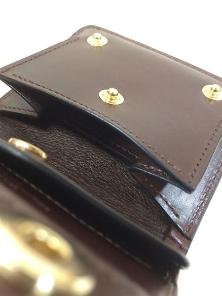 WILD SWANS◆20th/2つ折り財布/牛革/BRW/ブラウン/walkers/USED/箱有 WILD SWANS（ワイルドスワンズ）GROUNDER（グラウンダー）2つ折り