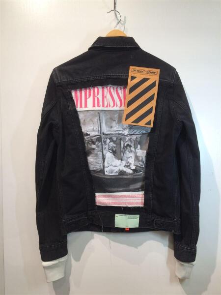 OFF-WHITE(オフホワイト) / Gジャン/S/デニム/ブラック/19SS/タグ付  