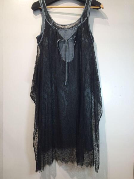 YOHJI YAMAMOTO(ヨウジヤマモト) / ノースリーブワンピース/1/--/BLK
