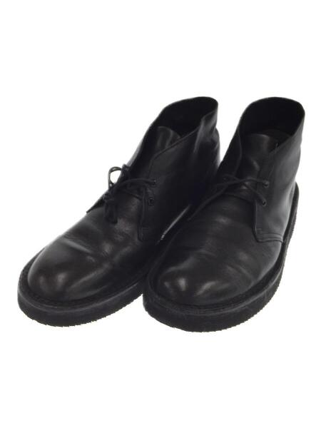 Clarks / チャッカブーツ/US9/BLK/レザー/13292 Clarks(クラークス) / デザートブーツ/VIBRAMソール/13292/チャッカ