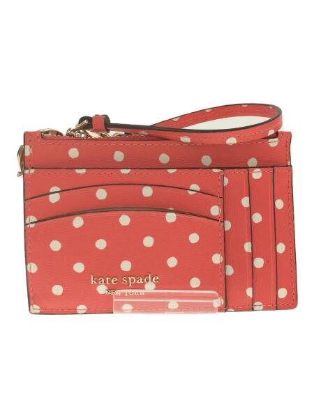 kate spade new york ドット柄 ピンク 小銭入れ カードケース 新品 