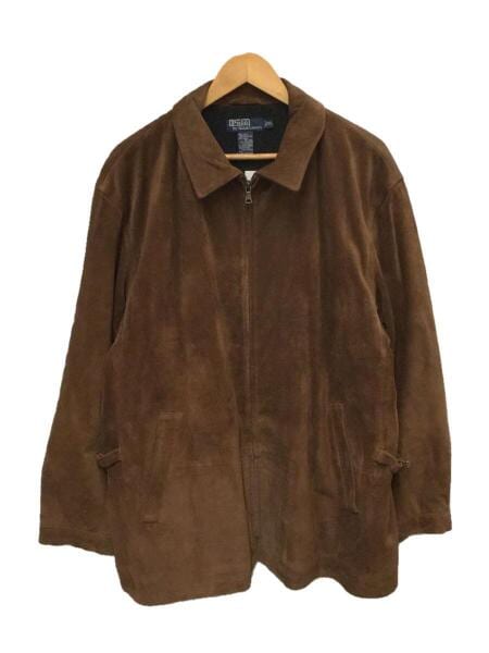 し*ぶ様 POLO RALPHLAUREN ブルゾン スエード ブラウン ジップ Polo Ralph Lauren スエード ジャケット | ブラウン | FARFETCH JP