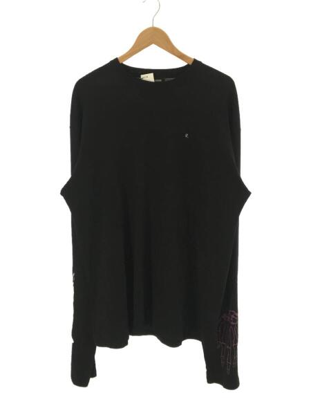 RAF SIMONS(ラフシモンズ) / 21AW/長袖Tシャツ/M/コットン/BLK/w135 