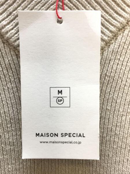 MAISON SPECIAL(メゾンスペシャル) / セーター(厚手)/1/コットン/BEG