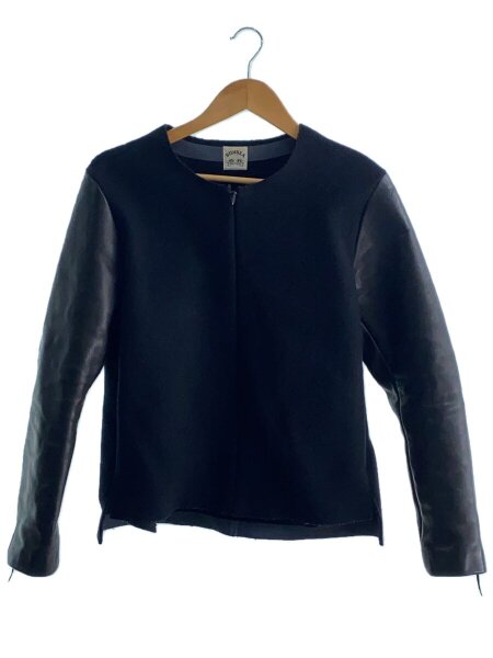 SUNSEA(サンシー) / 15AW/吾亦紅別注/袖レザーメルトンジャケット 