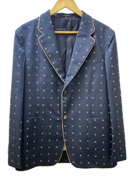 GUCCI(グッチ) / テーラードジャケット/48/ウール/NVY/723317 GUCCI(グッチ) / テーラードジャケット/48/ウール/NVY/723317