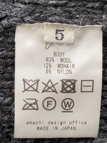 amachi. / グラデーションニット/ニット・セーター/5/ウール/GRY/無地/005-K-2 amachi.(アマチ) / グラデーションニット/ニット・セーター/5/ウール