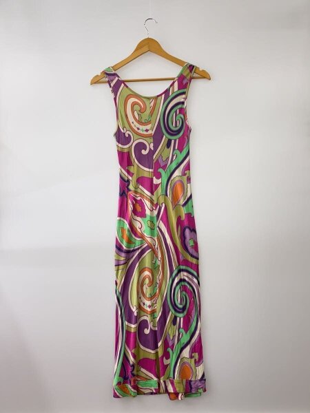 中古・古着通販】ETRO (エトロ) ノースリーブワンピース マルチカラー