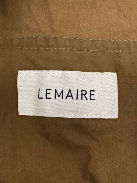 LEMAIRE(ルメール) / 半袖シャツ/44/コットン/BRW/第一ボタン欠品