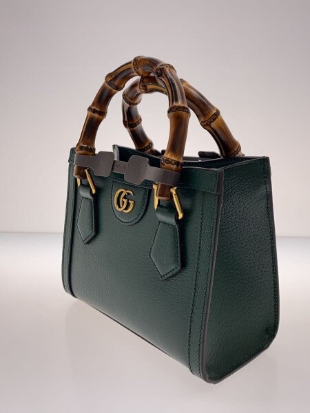 GUCCI(グッチ) / ハンドバッグ_ダイアナ_バンブー/レザー/GRN// | 中古