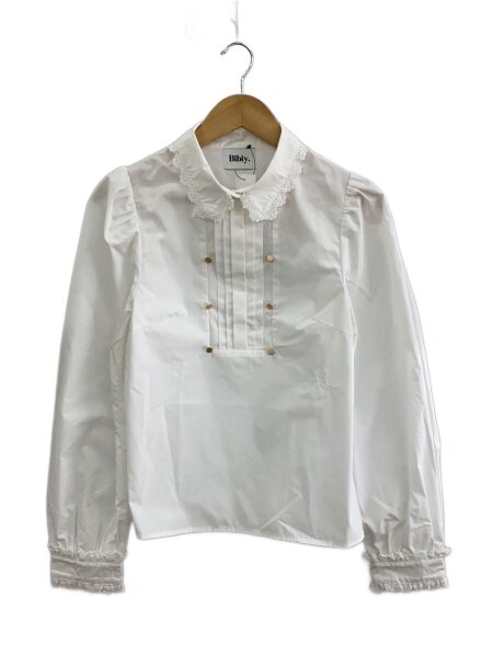 Bibiy．(ビビィ) / CLAIRE BUTTONS BLOUSE/FREE/ポリエステル/WHT/無地 