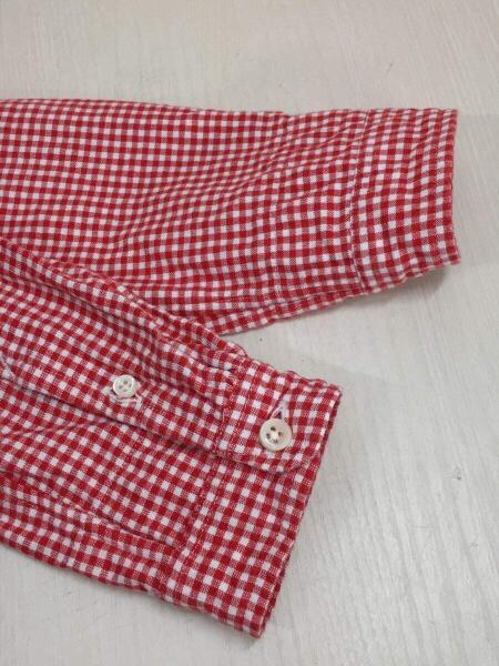 maillot(マイヨ) / 長袖シャツ/2/コットン/RED/ギンガムCK/赤×白/MAS 