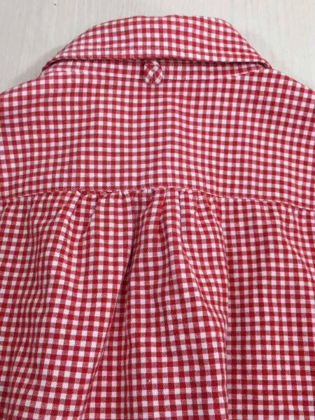 maillot(マイヨ) / 長袖シャツ/2/コットン/RED/ギンガムCK/赤×白/MAS 