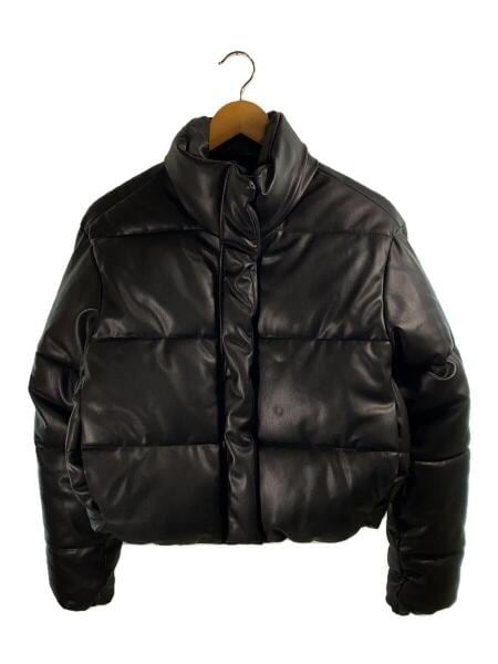 ZARA(ザラ) / ダウンジャケット/XS/フェイクレザー/BLK/3427/804/800 
